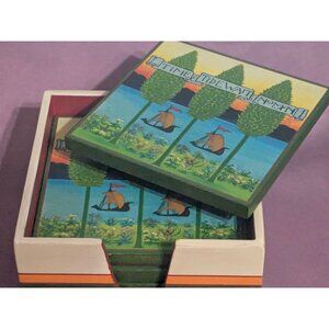 Time & Tide Coasters Set of 4 METROPOLITAN MUSEUM OF ART Virginia Museum